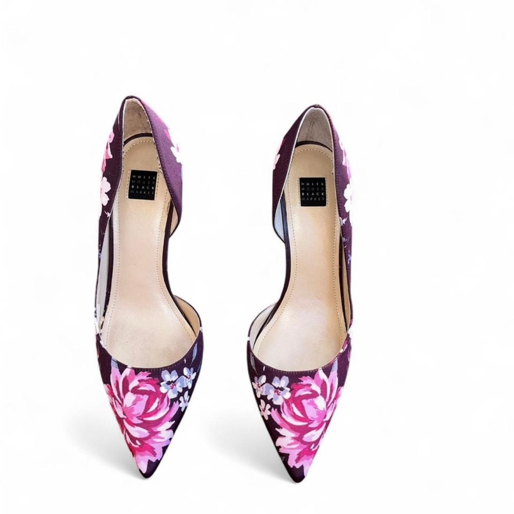 Floral Pointed-Toe Women's Shoes - Picture 1 of 6